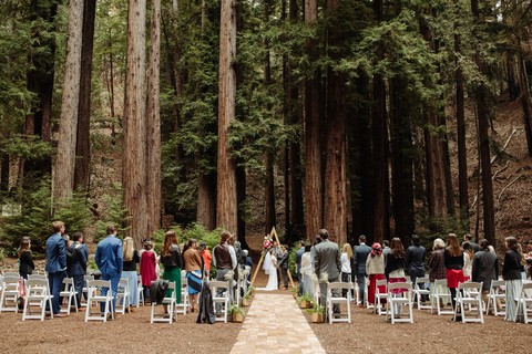 Waterfall Lodge and Retreat Weddings in Ben Lomond, California