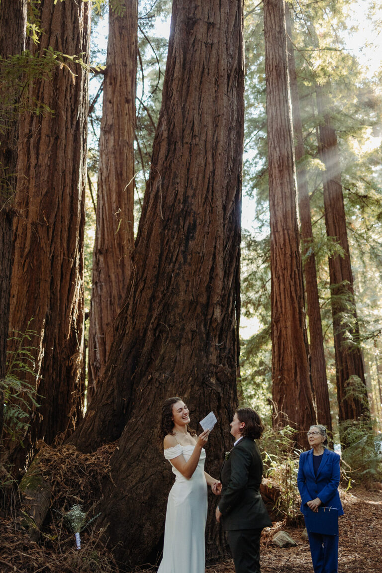 glen oaks Big Sur elopement in the redwoods