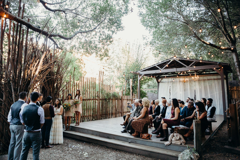 Loma vista garden wedding ceremony