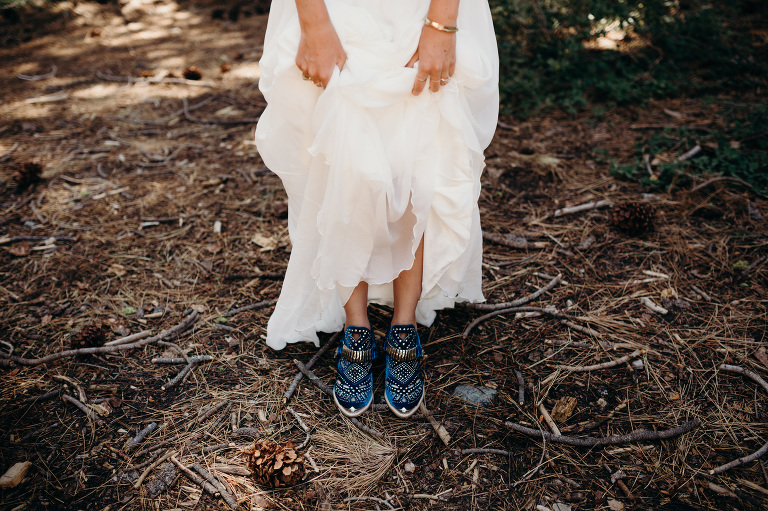 mountain wedding shoes