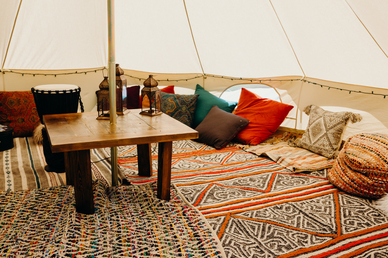 Mountain Festival Wedding Tent Lounge