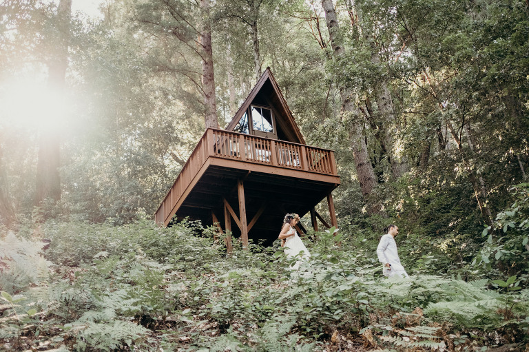 Waterfall Lodge and Retreat Weddings in Ben Lomond, California / Santa