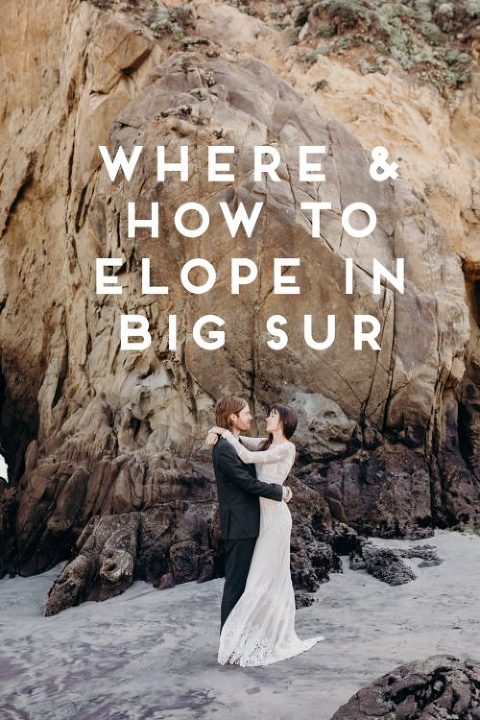 where and how to elope in big sur