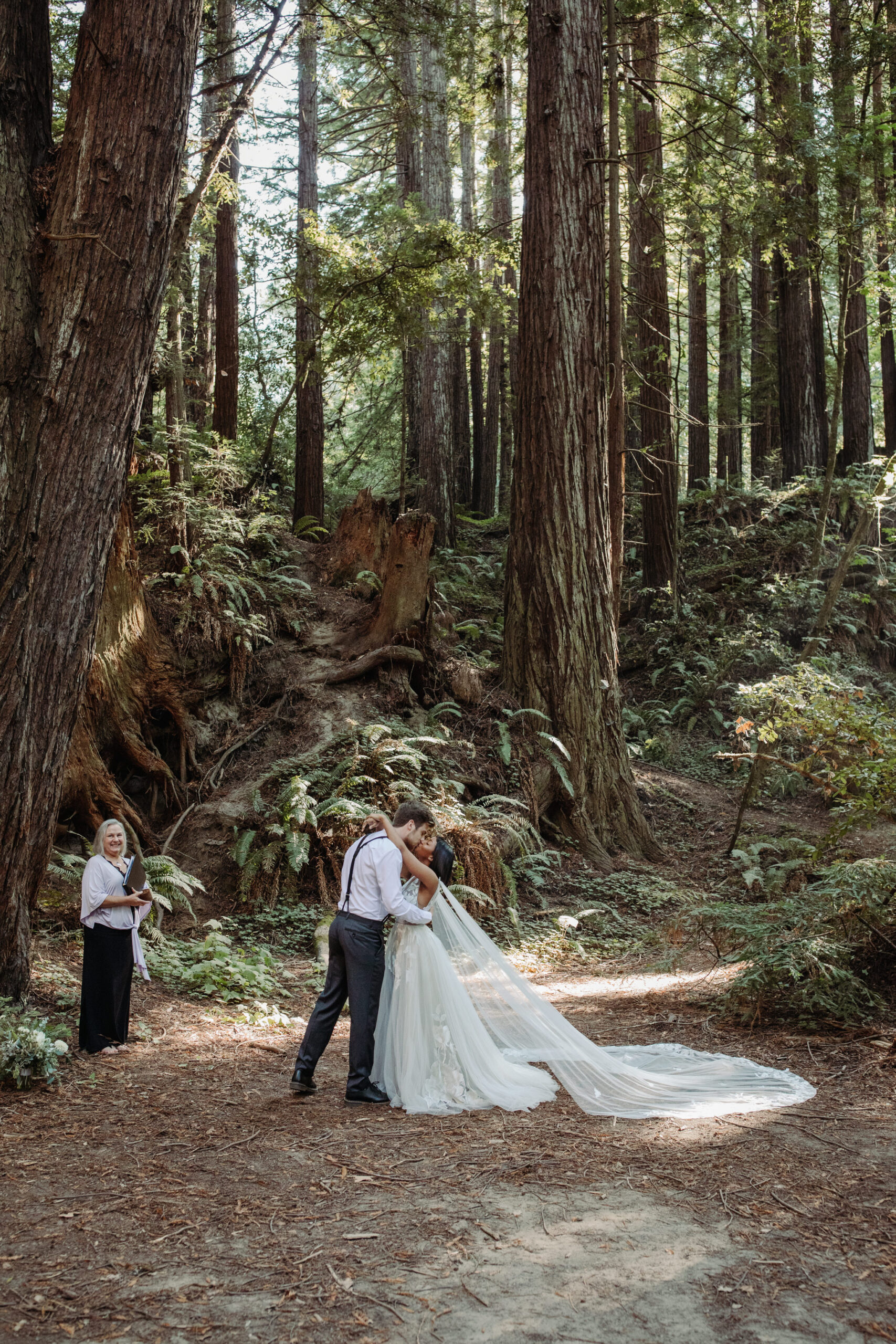 California Redwood Forest Elopement - Melissa Ergo Photography - Santa ...
