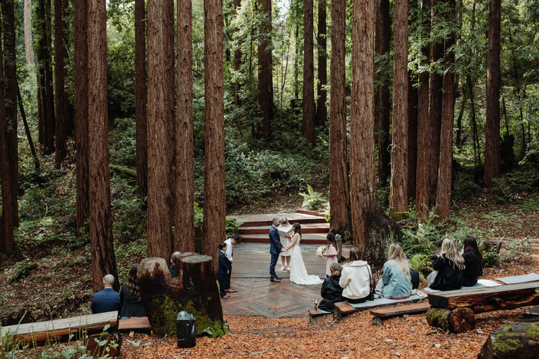 best redwood forest wedding venue in california