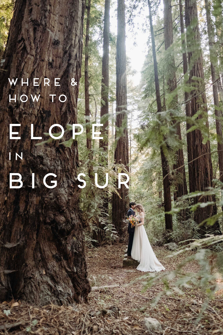 where and how to elope in big sur
