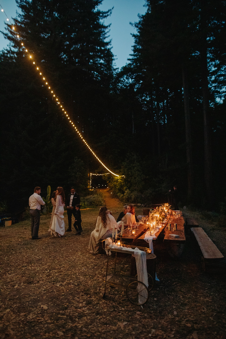 best outdoor woodsy wedding venue for intimate weddings in Santa Cruz, california